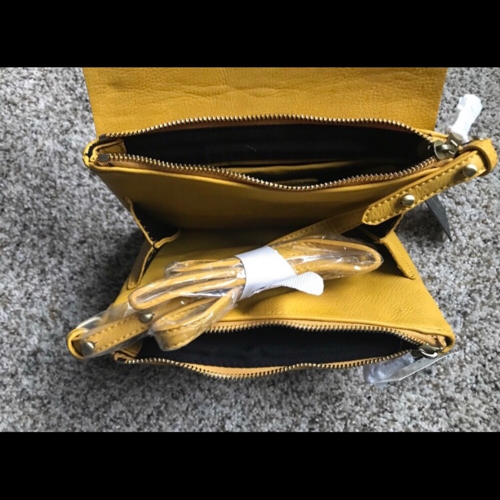 Yellow crossbody